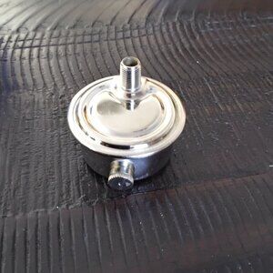 GORTON 4#S 1/8" CHROMEANGEL VALVE, ORIFICE SIZE EQUAL TO 1, SILVER